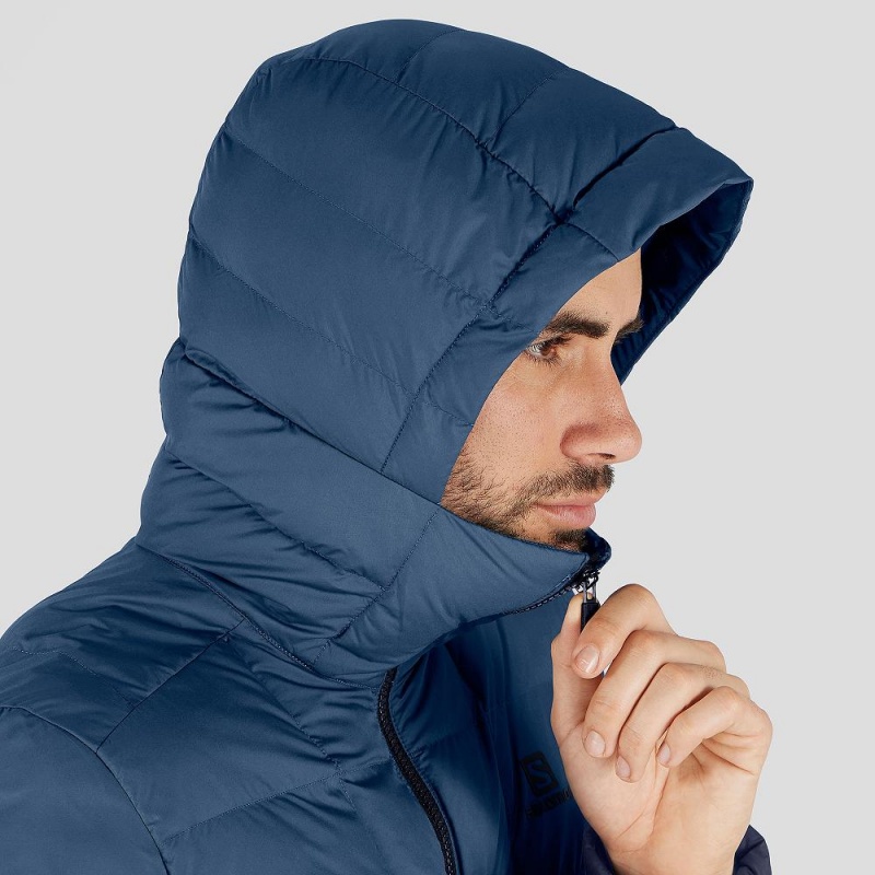 Sweat a Capuche Salomon Essential Xwarm Insulated Homme Bleu Marine | 68405-PSTZ