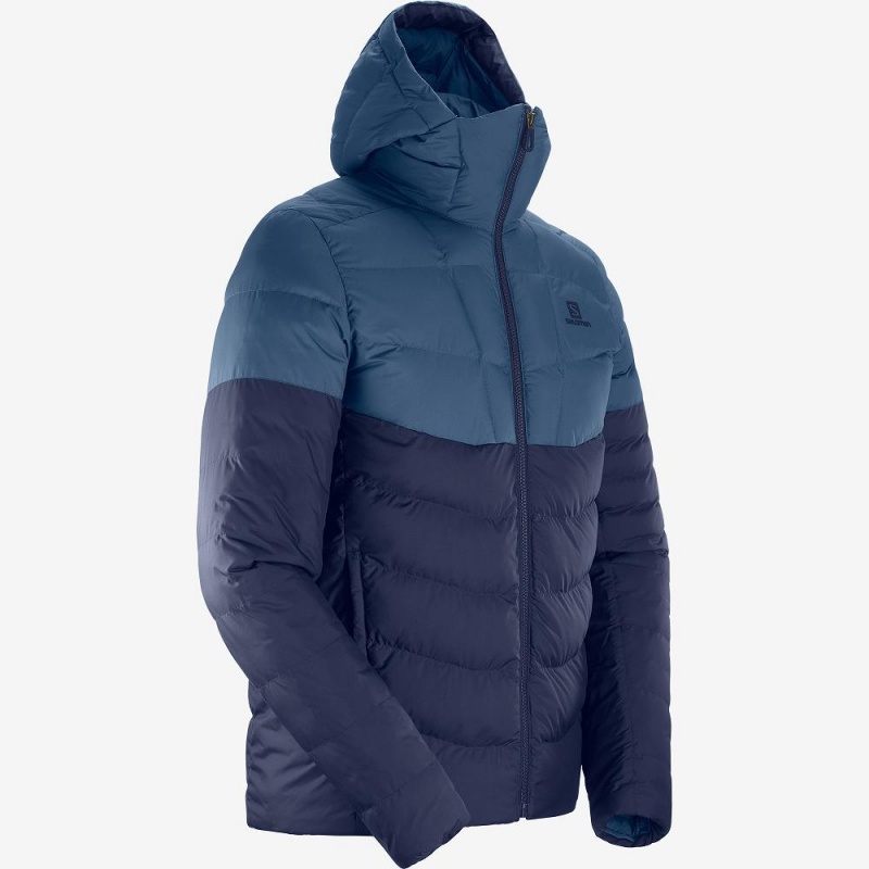 Sweat a Capuche Salomon Essential Xwarm Insulated Homme Bleu Marine | 68405-PSTZ