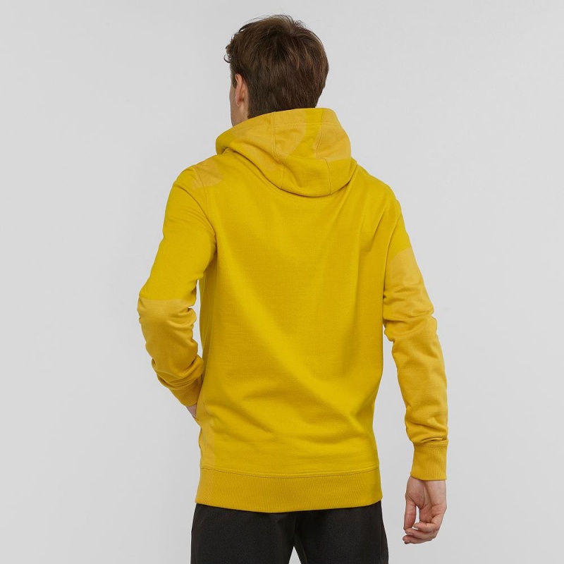 Sweat a Capuche Salomon Shift Hoodie M Homme Jaune | 72083-LFPO