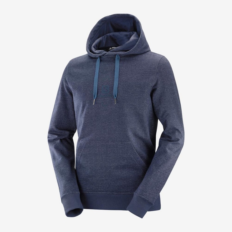 Sweat a Capuche Salomon Shift Hoodie M Homme Bleu Marine | 48619-BSQY