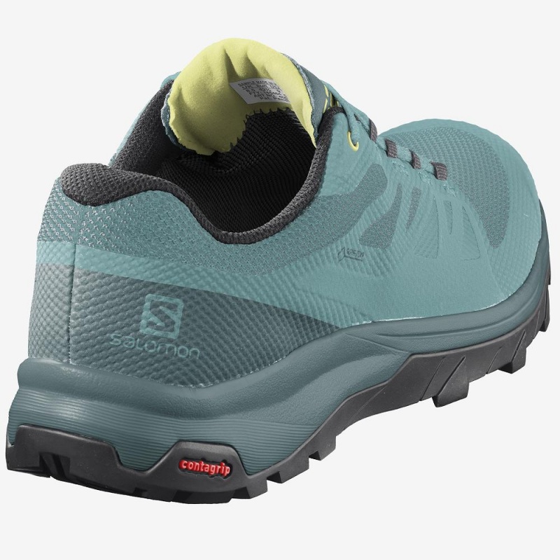 Trekking Salomon Outline Gore-Tex Femme Vert | 78249-DCEJ