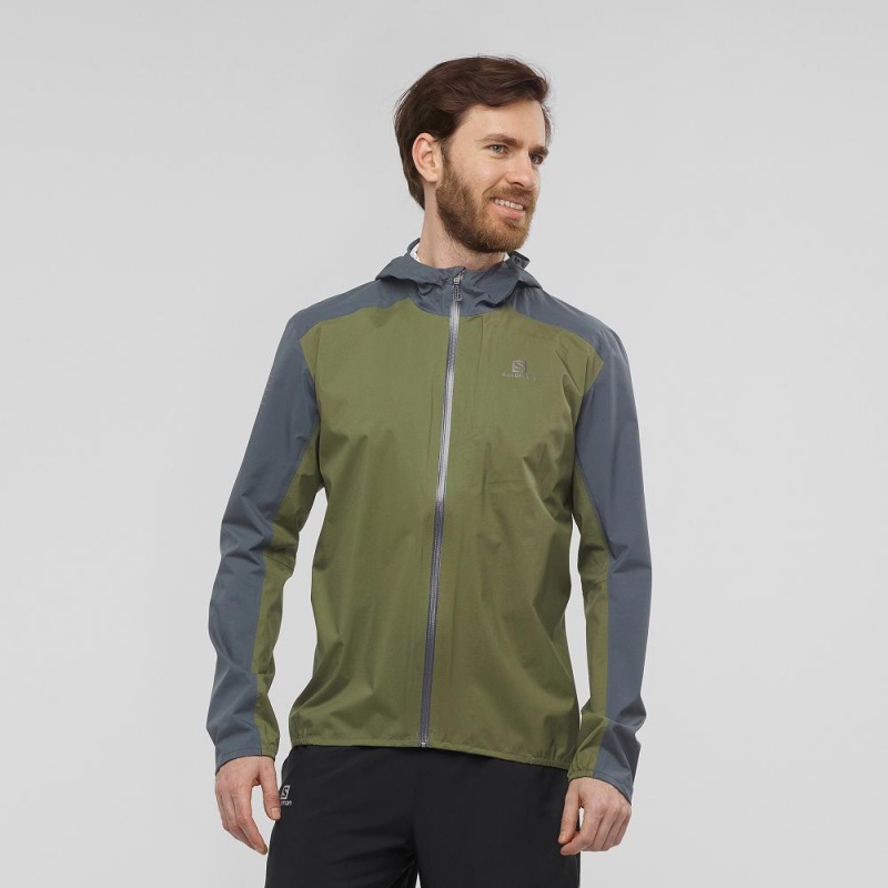 Veste De Course Salomon Bonatti 2.5L Homme Vert | 60529-WTUL