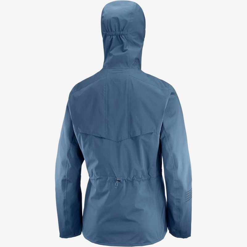 Veste De Course Salomon Bonatti Imperméables Femme Bleu Marine | 02865-ZAMG