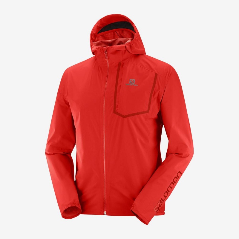 Veste De Course Salomon Bonatti Pro Wp Jkt M Homme Rouge | 20879-SLUM