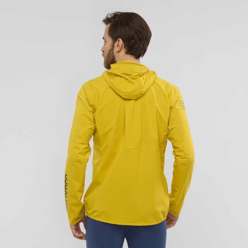 Veste De Course Salomon Bonatti Pro Wp Jkt M Homme Jaune | 17825-EPQM