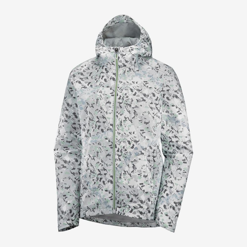 Veste Salomon Essential Imperméables 2L Femme Blanche | 06413-XROF