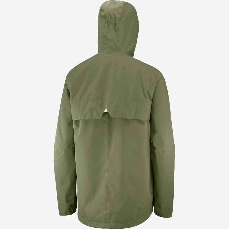 Veste Salomon Essential Imperméables 2L Femme Vert | 29753-QABK