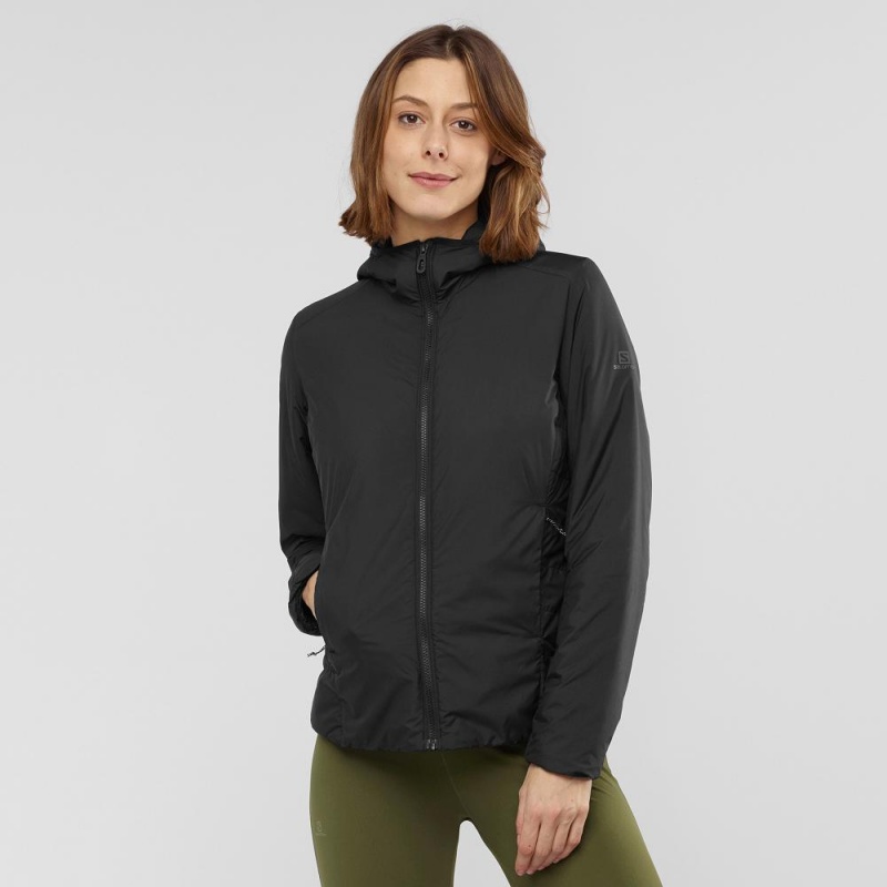 Veste Salomon Outrack Insulated Femme Noir | 92063-WPGN