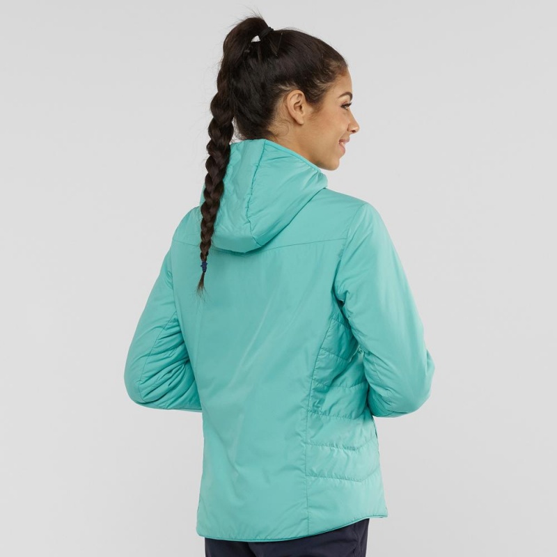 Veste Salomon Outrack Insulated Femme Vert | 23019-QLCF