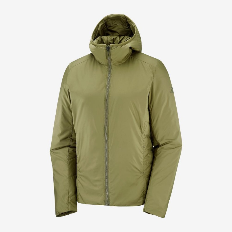 Veste Salomon Outrack Insulated Femme Vert | 53240-RMPY