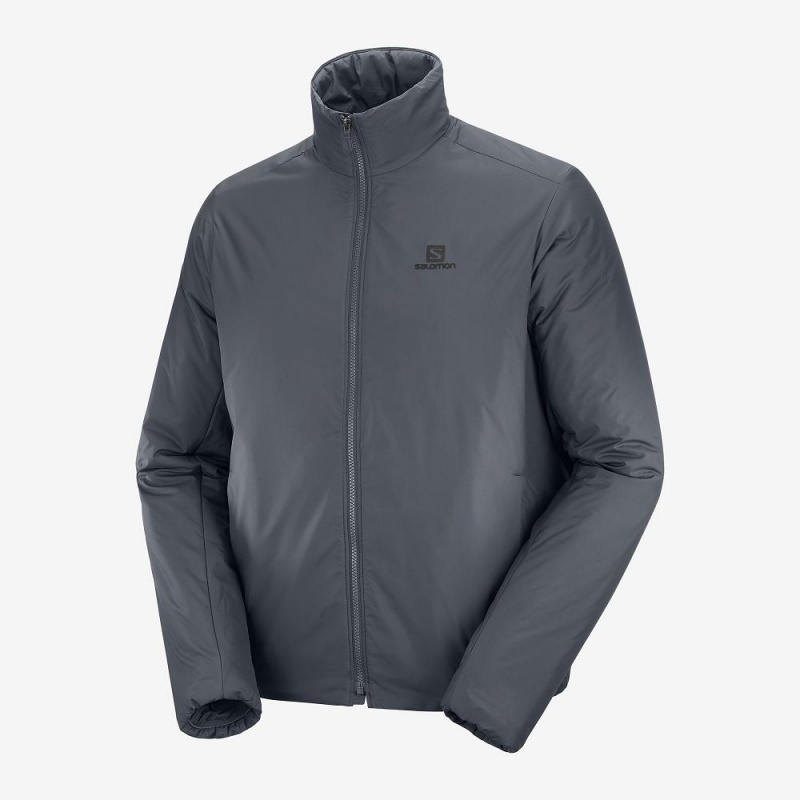 Veste Salomon Outrack Insulated Jacket M Homme Gray | 65092-OZXR