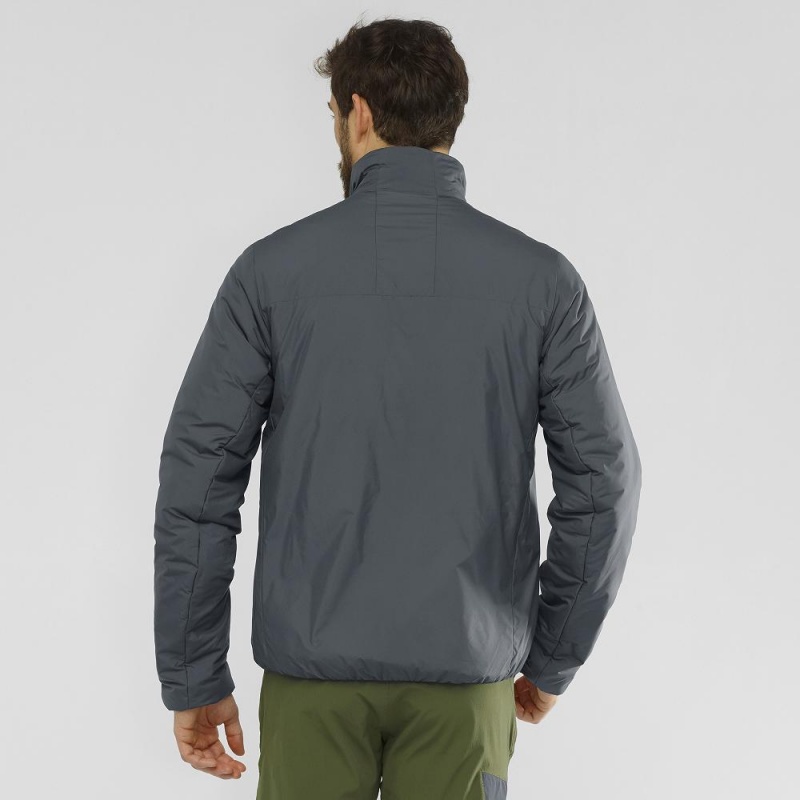 Veste Salomon Outrack Insulated Jacket M Homme Gray | 65092-OZXR