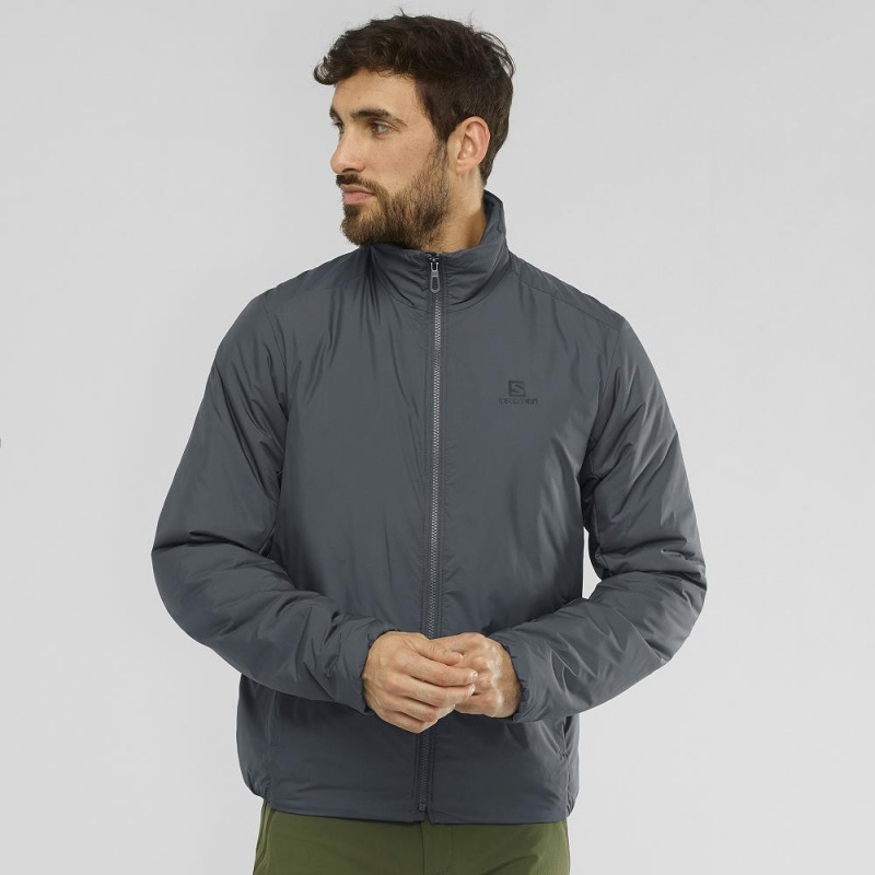 Veste Salomon Outrack Insulated Jacket M Homme Gray | 65092-OZXR