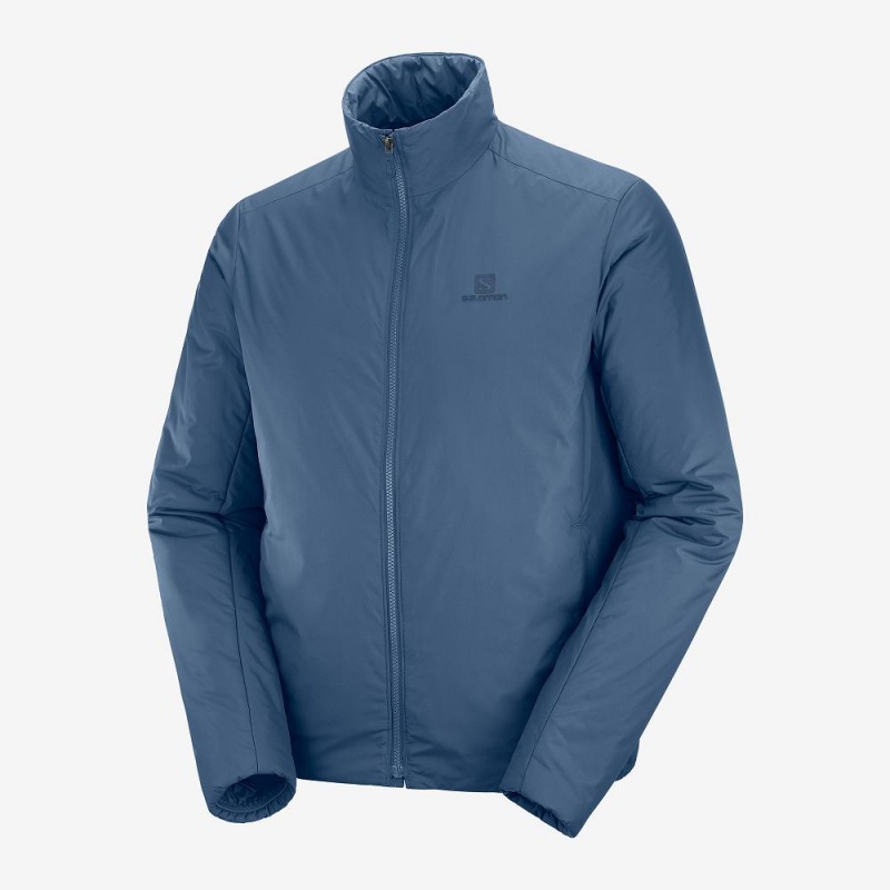 Veste Salomon Outrack Insulated Jacket M Homme Bleu Marine | 37804-BOKX