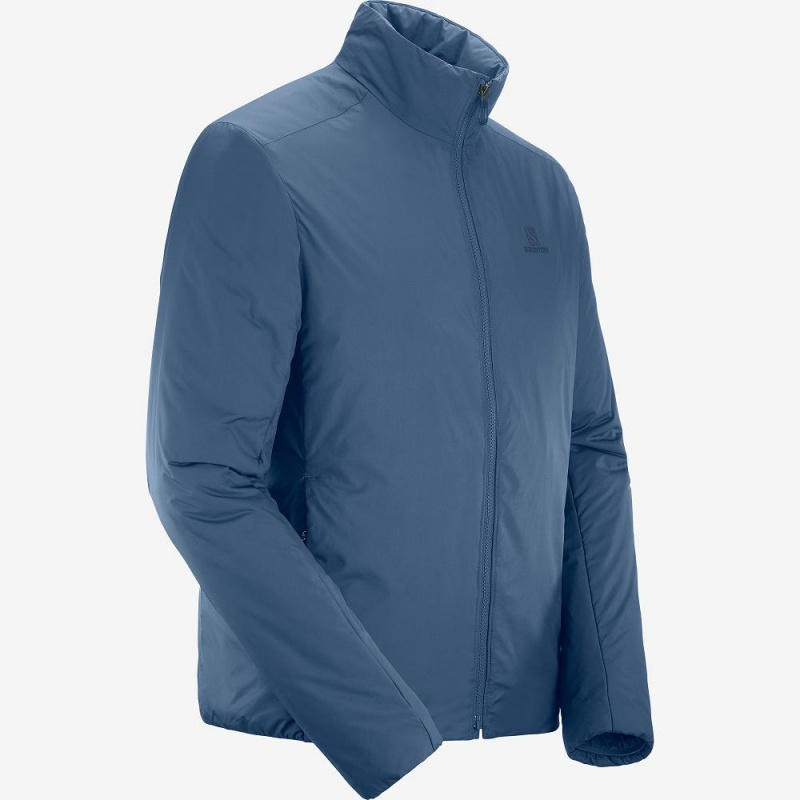 Veste Salomon Outrack Insulated Jacket M Homme Bleu Marine | 37804-BOKX