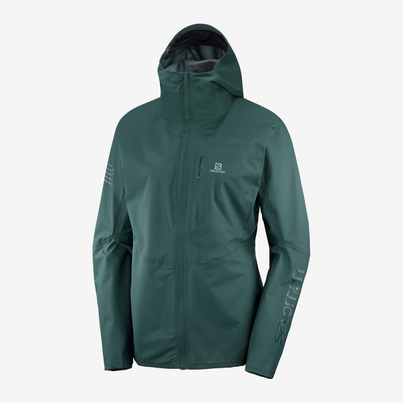 Veste Salomon Outspeed 360 3L Jkt W Femme Vert | 45097-AYVE