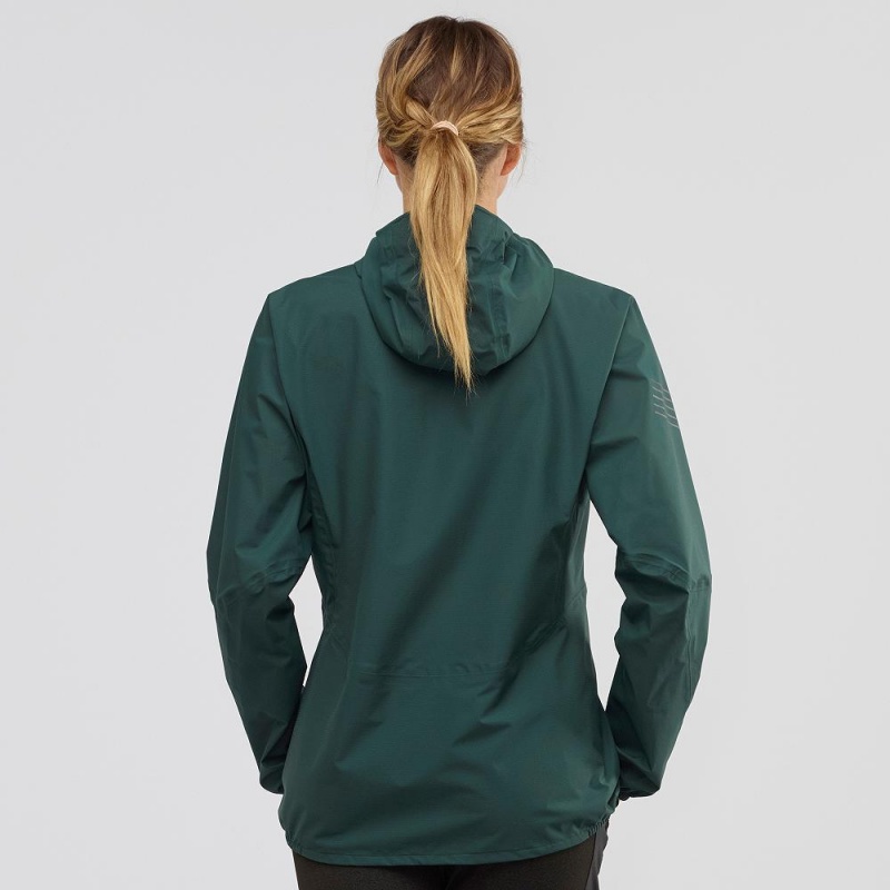 Veste Salomon Outspeed 360 3L Jkt W Femme Vert | 45097-AYVE