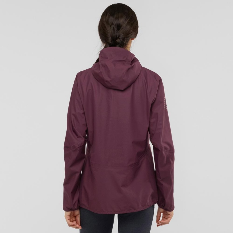 Veste Salomon Outspeed 360 3L Jkt W Femme Violette | 45306-SYQJ