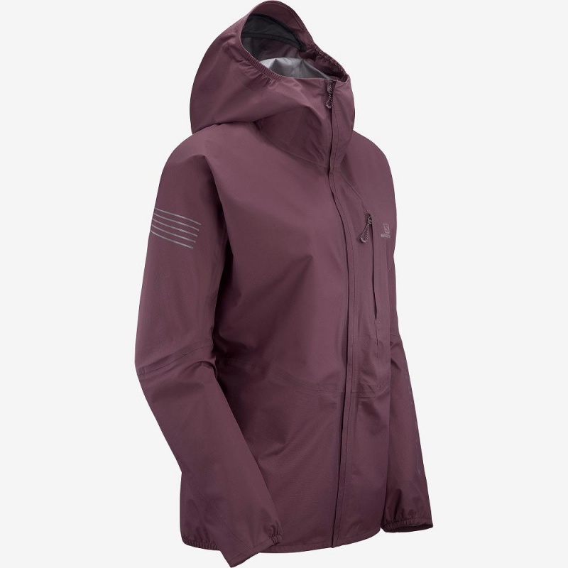 Veste Salomon Outspeed 360 3L Jkt W Femme Violette | 45306-SYQJ