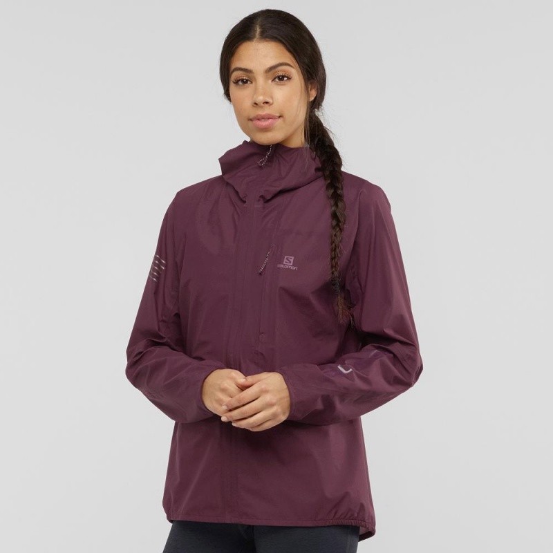 Veste Salomon Outspeed 360 3L Jkt W Femme Violette | 45306-SYQJ