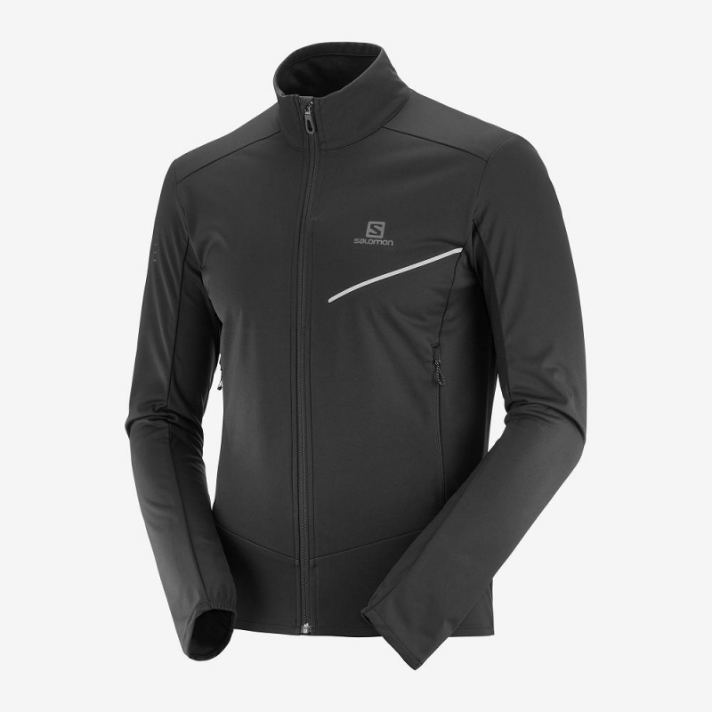 Veste Salomon Rs Softshell Jkt M Homme Noir | 49780-JBZL