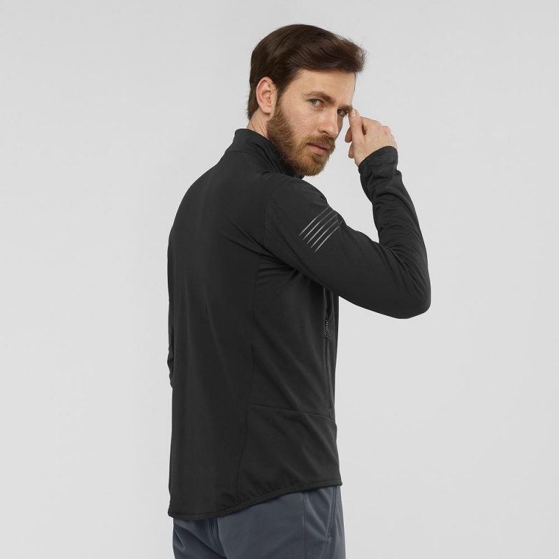 Veste Salomon Rs Softshell Jkt M Homme Noir | 49780-JBZL