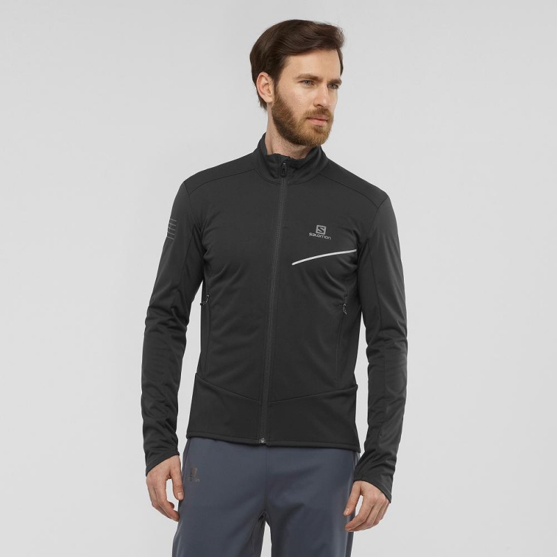 Veste Salomon Rs Softshell Jkt M Homme Noir | 49780-JBZL