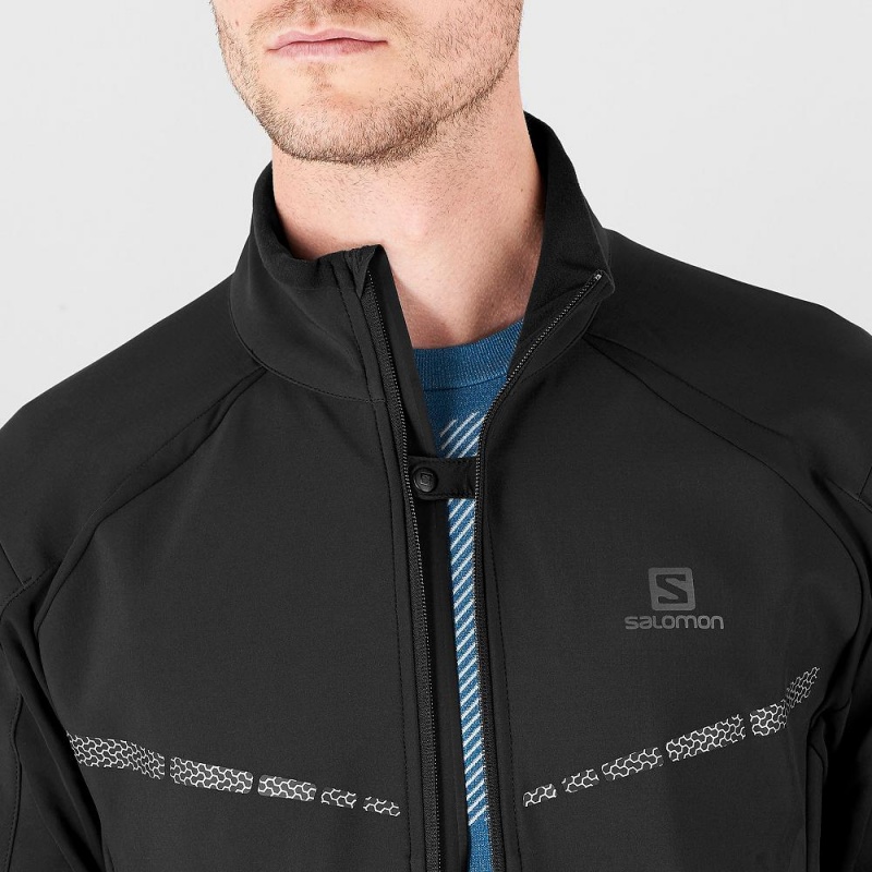 Veste Salomon Rs Warm Softshell Jkt M Homme Noir | 27986-CXIN