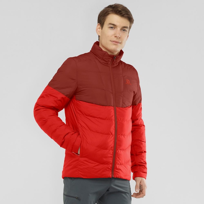 Veste Salomon Sight Storm Jacket M Homme Rouge | 86710-MCDJ