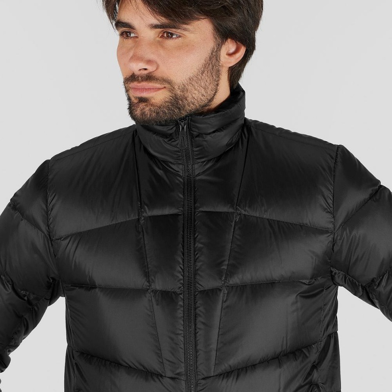 Veste Salomon Transition Down Jacket M Homme Noir | 70145-NMUO