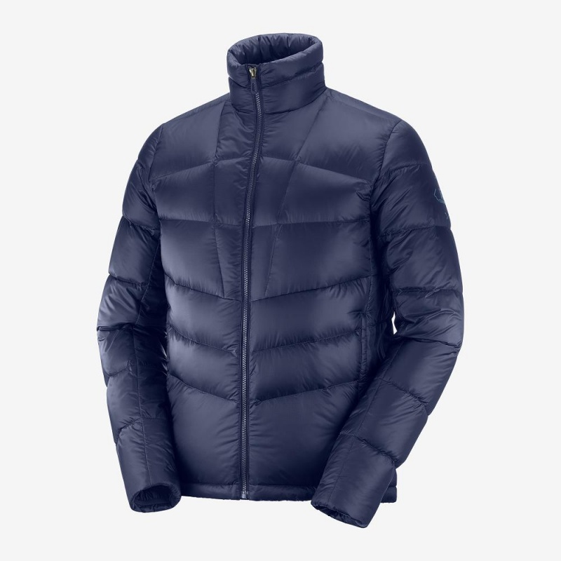 Veste Salomon Transition Down Jacket M Homme Bleu Marine | 90785-QMIY