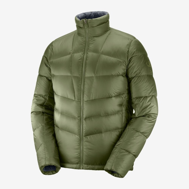 Veste Salomon Transition Down Jacket M Homme Vert | 19265-DKFC