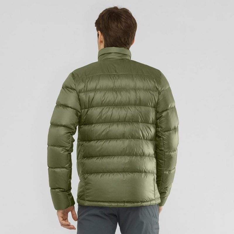 Veste Salomon Transition Down Jacket M Homme Vert | 19265-DKFC