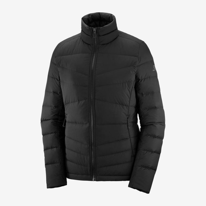 Veste Salomon Transition Down Jacket W Femme Noir | 28390-OCSP