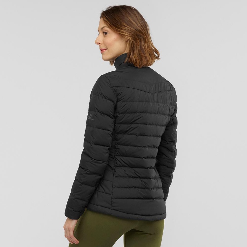 Veste Salomon Transition Down Jacket W Femme Noir | 28390-OCSP