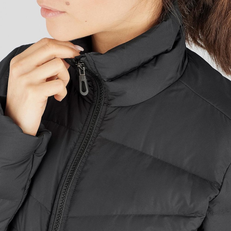 Veste Salomon Transition Down Jacket W Femme Noir | 28390-OCSP