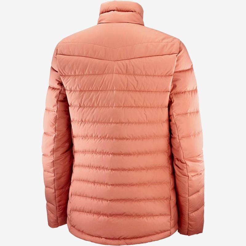 Veste Salomon Transition Down Jacket W Femme Orange | 84527-PKOZ