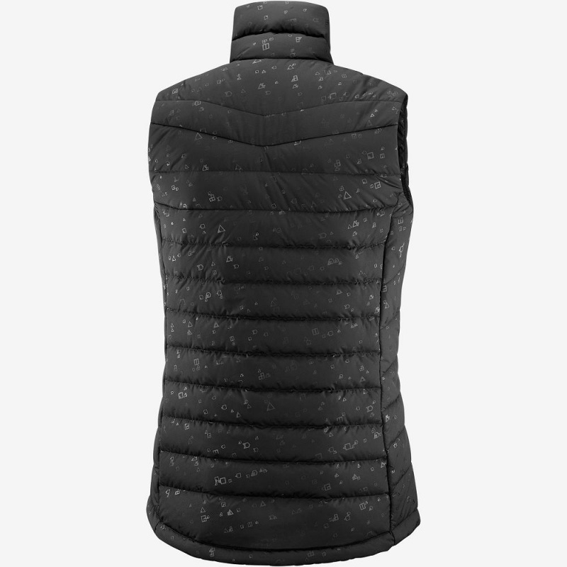 Veste Salomon Transition Down Vest W Femme Noir | 71923-YJOL