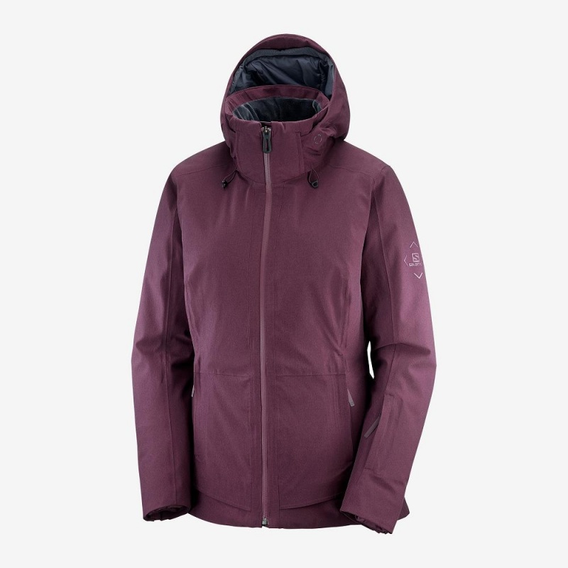 Vestes De Ski Salomon Arctic Jacket W Femme Violette | 34790-ZUQC