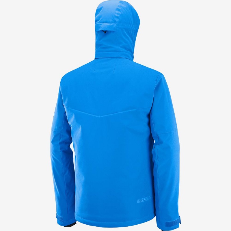 Vestes De Ski Salomon Blast Jacket M Homme Bleu | 79864-XAJT