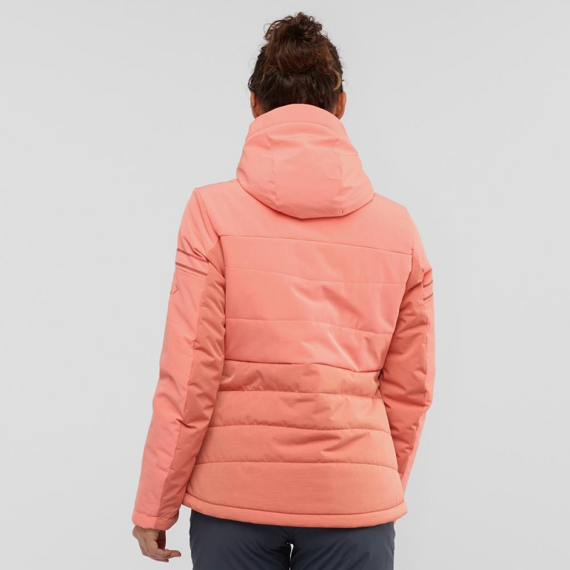 Vestes De Ski Salomon Edge Femme Orange | 39765-YWFN