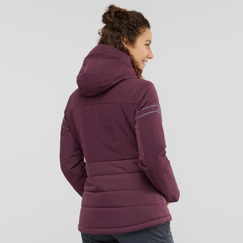 Vestes De Ski Salomon Edge Femme Violette | 04265-LFDU