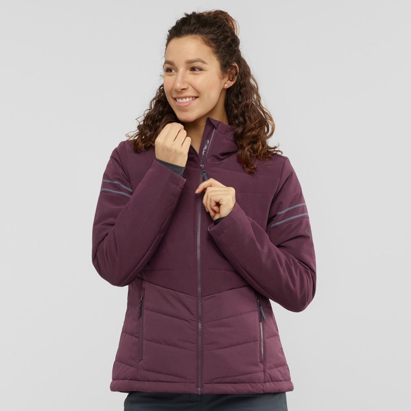 Vestes De Ski Salomon Edge Femme Violette | 04265-LFDU