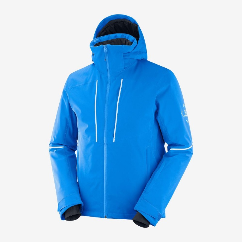 Vestes De Ski Salomon Edge Homme Bleu | 08243-LOAB