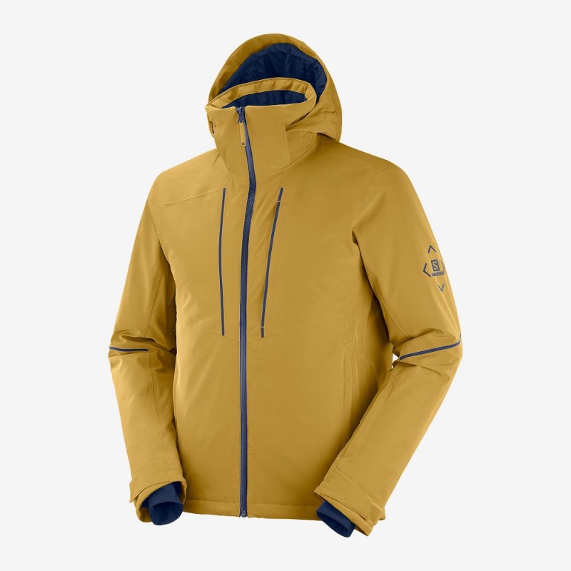 Vestes De Ski Salomon Edge Homme Jaune | 86751-BQYO