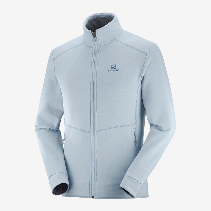 Vestes De Ski Salomon Essential Warm Homme Bleu | 41569-FAXW