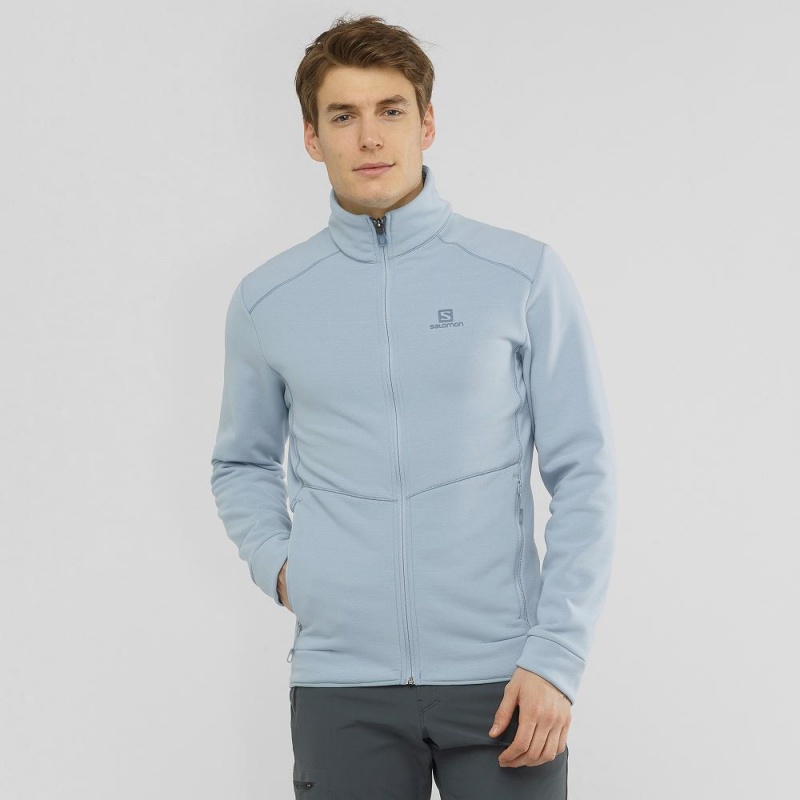 Vestes De Ski Salomon Essential Warm Homme Bleu | 41569-FAXW