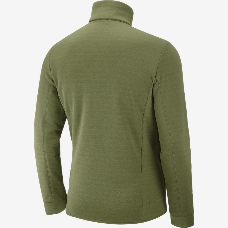 Vestes De Ski Salomon Essential Warm Homme Vert | 76351-GHSQ