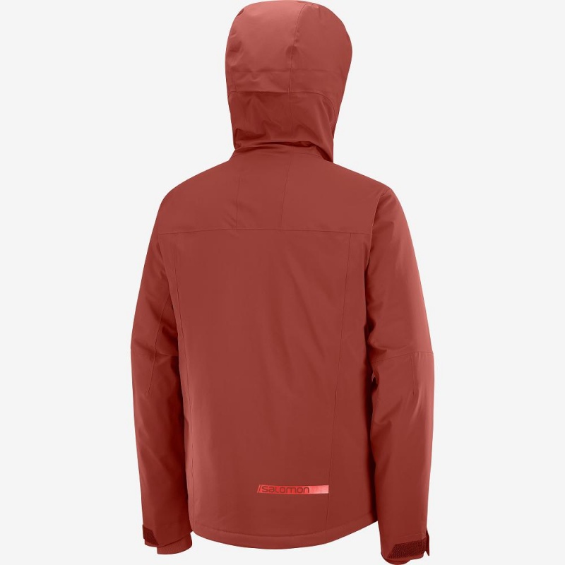 Vestes De Ski Salomon Highland Homme Rouge | 39728-MJOV