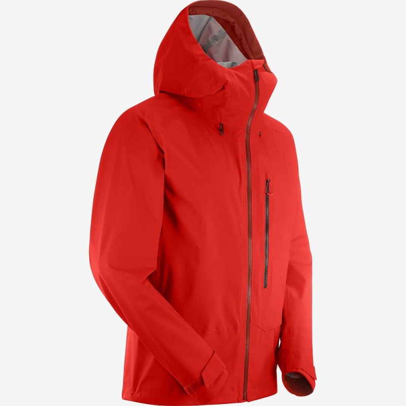 Vestes De Ski Salomon Outpeak 3L Light Shell Jacket M Homme Rouge | 71925-RBCV